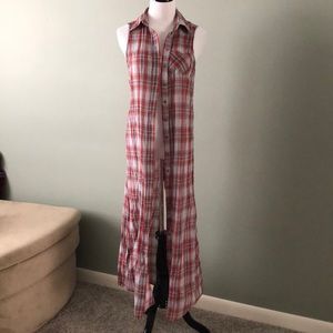 BCBG Sleeveless Duster
